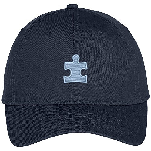 Trendy Apparel Shop Autism Speak Awareness Logo Embroidered Baseball Cap