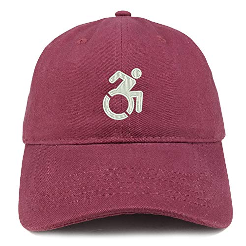 Trendy Apparel Shop Accessible Icon Embroidered Soft Crown 100% Brushed Cotton Cap