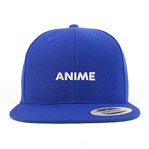 Trendy Apparel Shop Anime Adjustable Structured Flatbill Snapback Cap