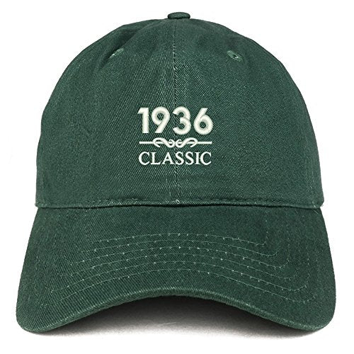 Trendy Apparel Shop Classic 1936 Embroidered Retro Soft Cotton Baseball Cap