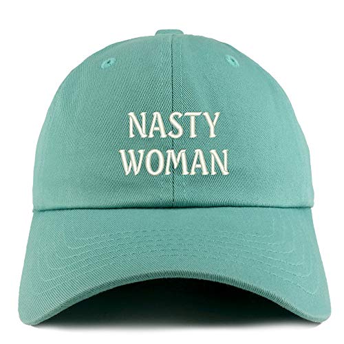 Trendy Apparel Shop Nasty Woman Solid Adjustable Unstructured Dad Hat