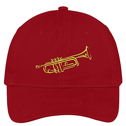 Trendy Apparel Shop Trumpet Embroidered Cotton Adjustable Ball Cap