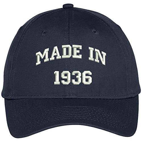 Trendy Apparel Shop 81st Birthday Gift - Made In 1936 Embroidered Cap