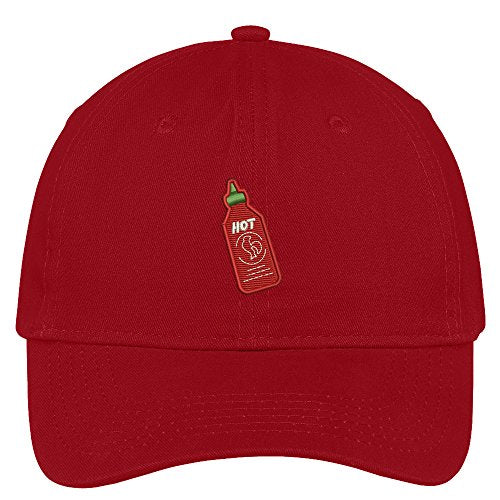 Trendy Apparel Shop Hot Sauce Embroidered 100% Quality Brushed Cotton Baseball Cap