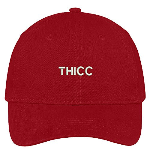 Trendy Apparel Shop Thicc Embroidered Cap Premium Cotton Dad Hat