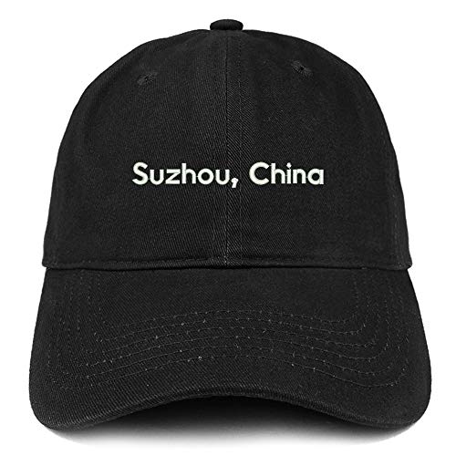 Trendy Apparel Shop Suzhou China Embroidered Cotton Unstructured Dad Hat