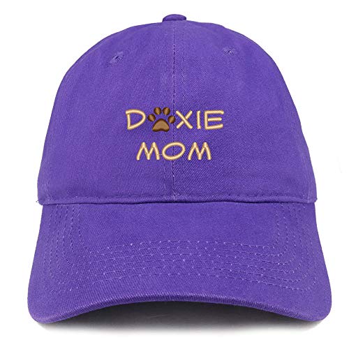 Trendy Apparel Shop Dixie Mom Embroidered 100% Cotton Adjustable Cap Dad Hat