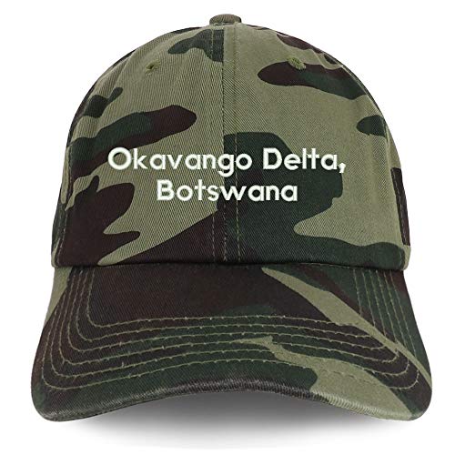 Trendy Apparel Shop Okavango Delta Botswana Embroidered Cotton Dad Hat