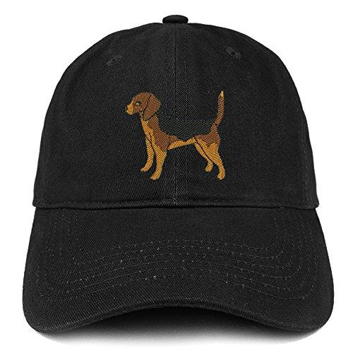 Trendy Apparel Shop Beagle Dog Embroidered Soft Cotton Dad Hat