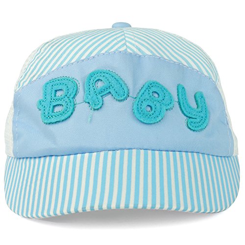 Trendy Apparel Shop Infant to Toddler Baby Patch Embroidered 5-Panel Mesh Back Baseball Cap