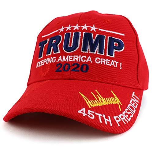 Trendy Apparel Shop Assorted Trump 2020 Keep America Great Embroidered Design Baseball Cap