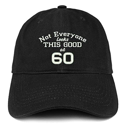 Trendy Apparel Shop 60 Embroidered Soft Crown 100% Brushed Cotton Cap