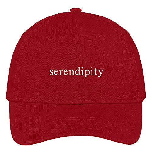 Trendy Apparel Shop Serendipity Embroidered 100% Cotton Adjustable Cap