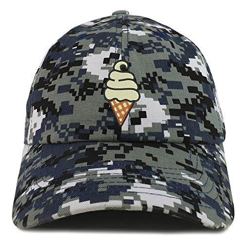 Trendy Apparel Shop Soft Serve Ice Cream Soft Crown 100% Brushed Cotton Cap