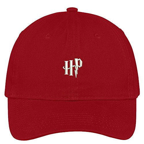 Trendy Apparel Shop Harry HP Embroidered Soft Crown 100% Brushed Cotton Cap