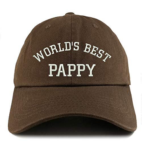 Trendy Apparel Shop World's Best Pappy Solid Adjustable Unstructured Dad Hat