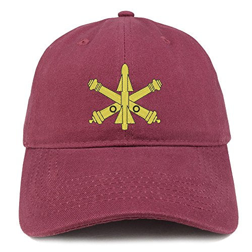 Trendy Apparel Shop Air Defense Logo Embroidered Low Profile Brushed Cotton Cap