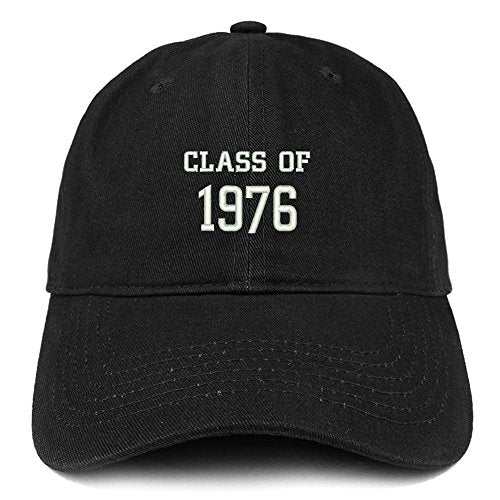 Trendy Apparel Shop Class of 1976 Embroidered Reunion Brushed Cotton Baseball Cap