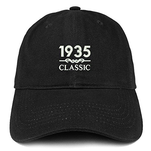 Trendy Apparel Shop Classic 1935 Embroidered Retro Soft Cotton Baseball Cap