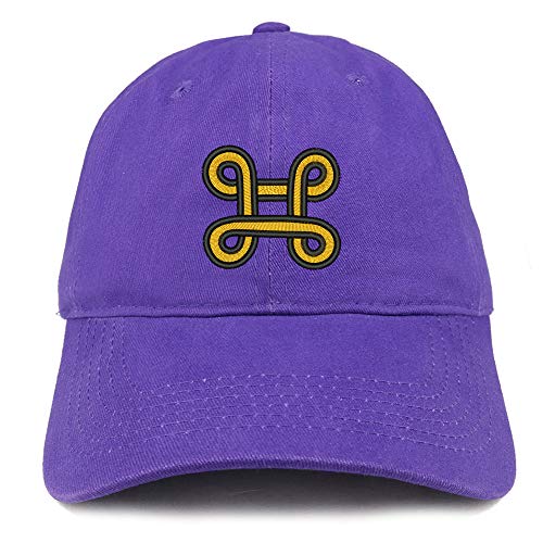 Trendy Apparel Shop Adinkra Peace Making Soft Crown 100% Brushed Cotton Cap