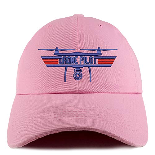 Trendy Apparel Shop Drone Top Gun Pilot Embroidered Low Profile Soft Cotton Dad Hat Cap