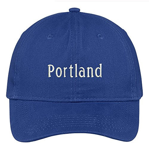 Trendy Apparel Shop Portland City Embroidered Low Profile 100% Cotton Adjustable Cap