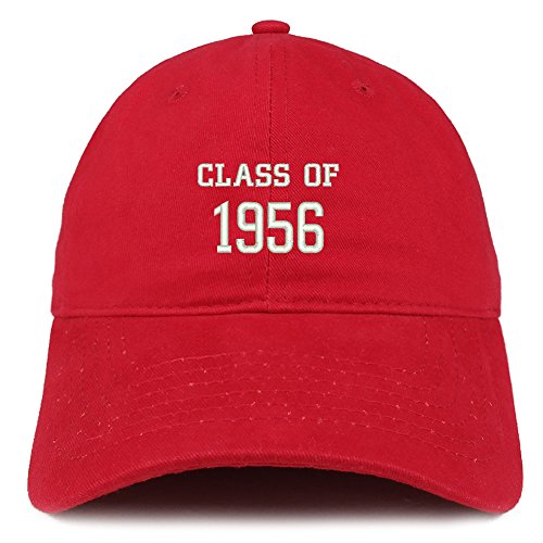 Trendy Apparel Shop Class of 1956 Embroidered Reunion Brushed Cotton Baseball Cap