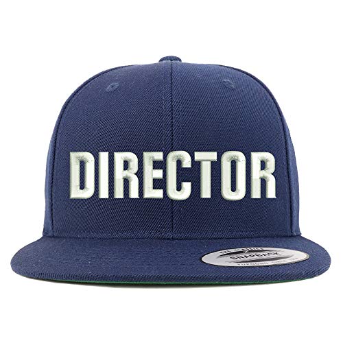 Trendy Apparel Shop Director Structured Flatbill Snapback Cap