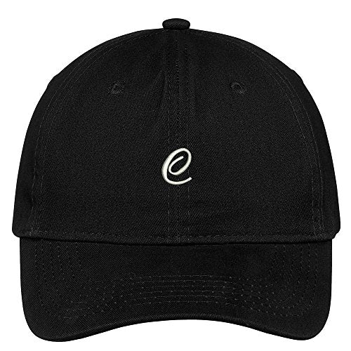 Trendy Apparel Shop Letter C Small Script Font Embroidered Adjustable Cotton Cap