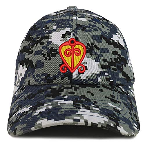 Trendy Apparel Shop Adinkra Power of Love Soft Crown 100% Brushed Cotton Cap