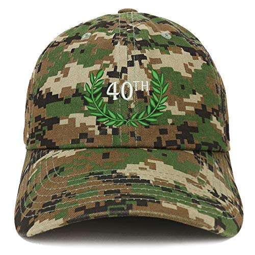 Trendy Apparel Shop 40th Anniversary Embroidered Unstructured Cotton Dad Hat