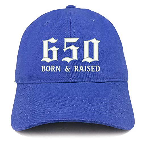 Trendy Apparel Shop 650 Born and Raised San Francisco Embroidered Brushed Cap