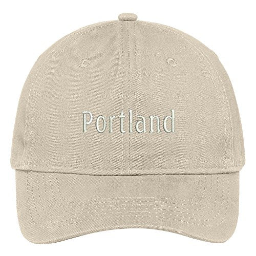 Trendy Apparel Shop Portland City Embroidered Low Profile 100% Cotton Adjustable Cap