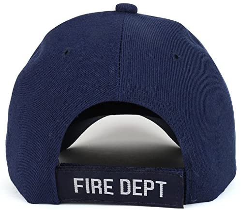 Trendy Apparel Shop Fire FD 3D Embroidered Structured Adjustable Baseball Cap