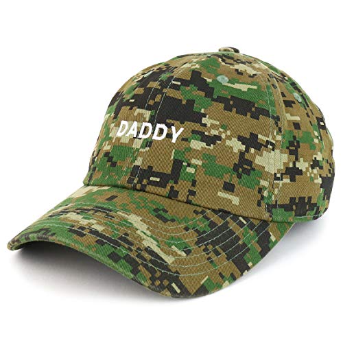 Trendy Apparel Shop Daddy Embroidered Low Profile Cotton Cap Dad Hat