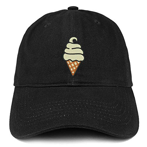 Trendy Apparel Shop Soft Serve Ice Cream Soft Crown 100% Brushed Cotton Cap