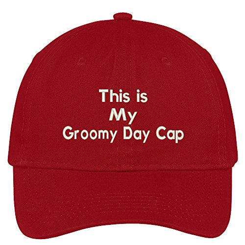 Trendy Apparel Shop This is My Groomy Day Cap Embroidered Brushed 100% Cotton Baseball Cap