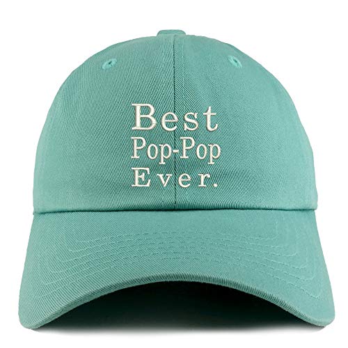 Trendy Apparel Shop Best Pop Pop Ever Solid Adjustable Unstructured Dad Hat