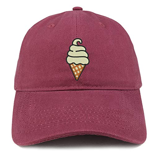 Trendy Apparel Shop Soft Serve Ice Cream Soft Crown 100% Brushed Cotton Cap