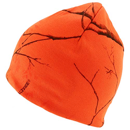 Trendy Apparel Shop Hunting Camo Knit Short Beanie with Acrylic Lining