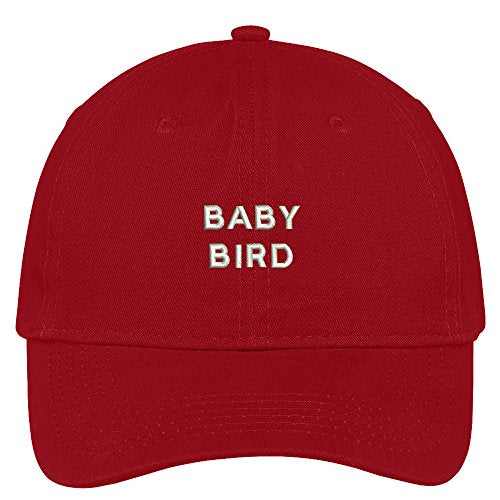 Trendy Apparel Shop Baby Bird Embroidered Soft Brushed Cotton Low Profile Cap