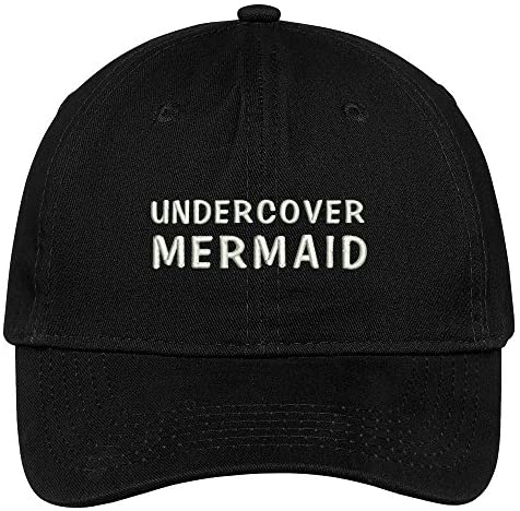 Trendy Apparel Shop Undercover Mermaid Embroidered Cap Premium Cotton Dad Hat