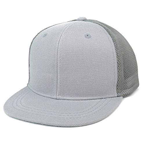 Trendy Apparel Shop Infant to Toddler Size Structured Flatbill Mesh Cap