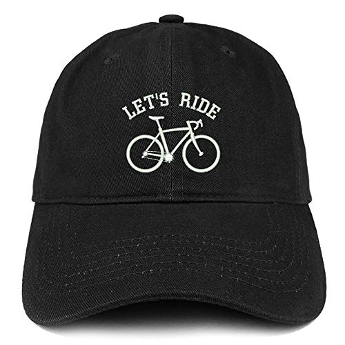 Trendy Apparel Shop Let's Ride Embroidered Unstructured Cotton Dad Hat