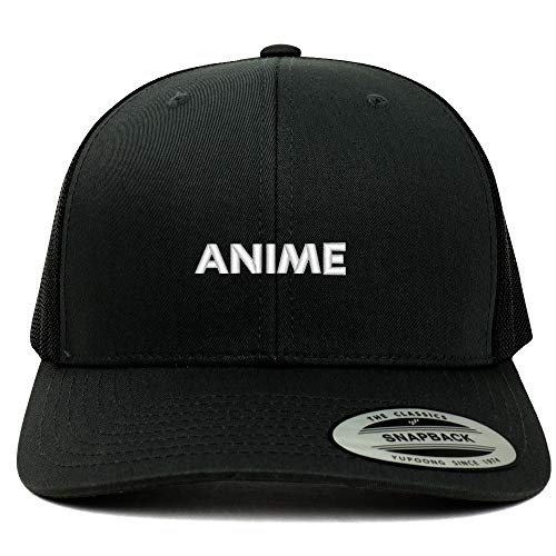 Trendy Apparel Shop Flexfit Anime Retro Trucker Mesh Cap