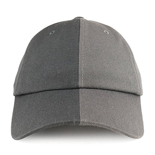 Trendy Apparel Shop Two Tone Unstructured Curved Bill Adjustable Baseball Cap