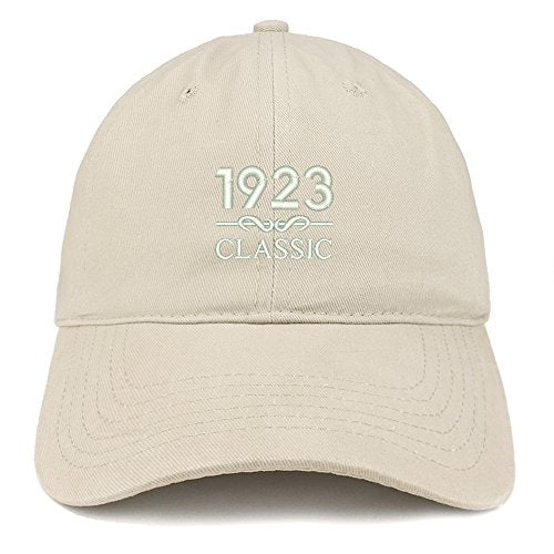 Trendy Apparel Shop Classic 1923 Embroidered Retro Soft Cotton Baseball Cap