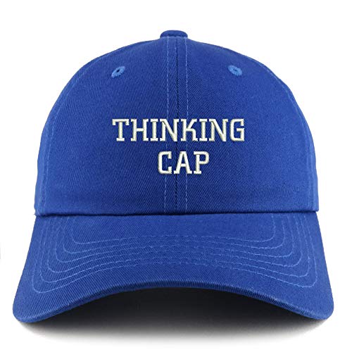 Trendy Apparel Shop Thinking Cap Solid Adjustable Unstructured Dad Hat