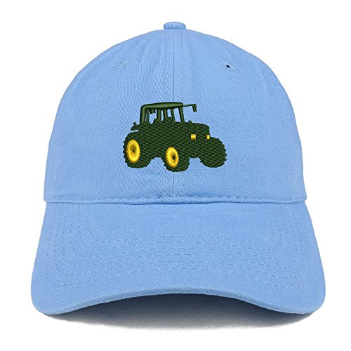 Trendy Apparel Shop Tractor Embroidered Low Profile Soft Cotton Baseball Cap