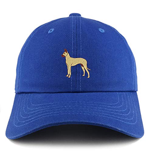 Trendy Apparel Shop Great Dane Dog Embroidered Low Profile Soft Cotton Dad Hat Cap